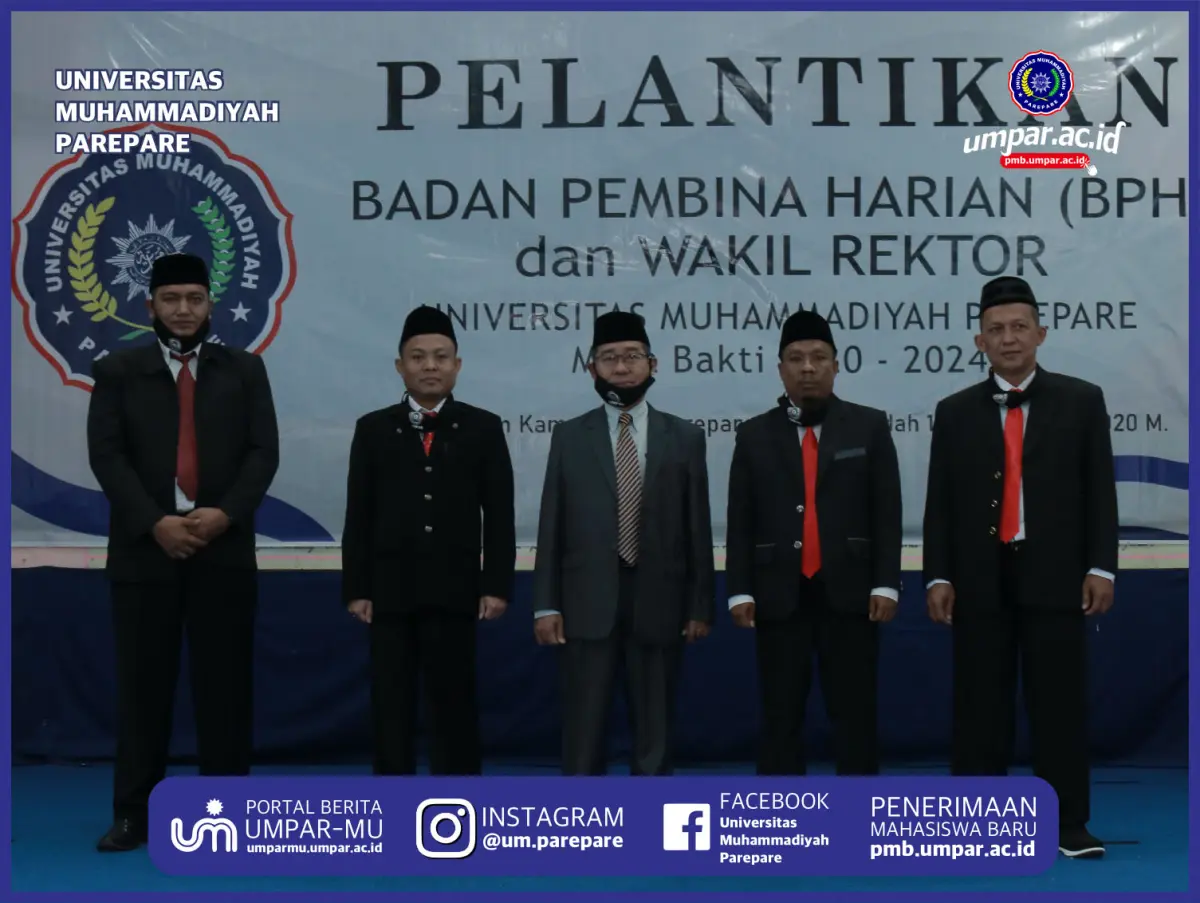 Selain BPH, 4 Wakil Rektor UMPAR Juga Resmi Dilantik